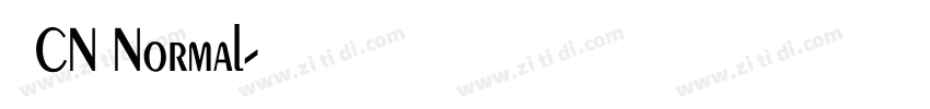 思源CN Normal字体转换